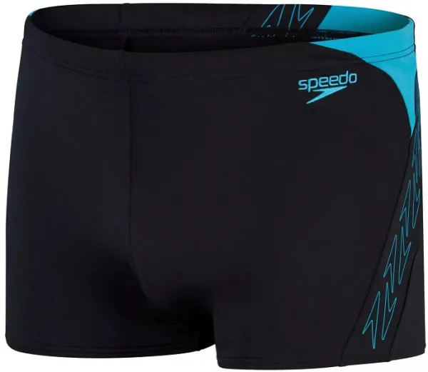 Speedo hyper boom splice aquashort black/bolt s - uk32