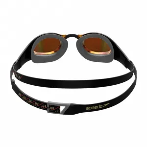 Speedo fastskin pure focus mirror čierno/oranžová