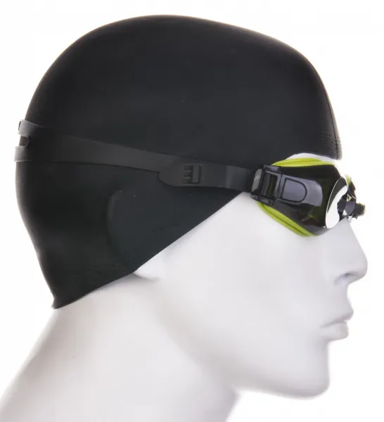 Plavecké okuliare arena zoom x-fit čierna/zelená