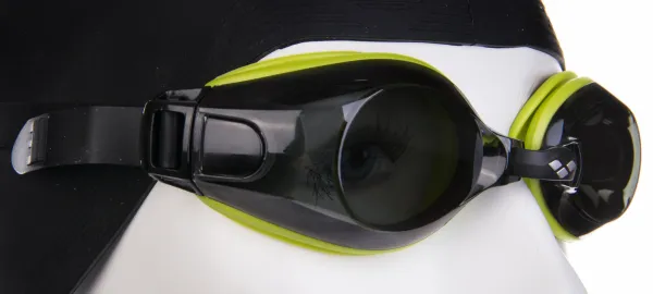 Plavecké okuliare arena zoom x-fit čierna/zelená