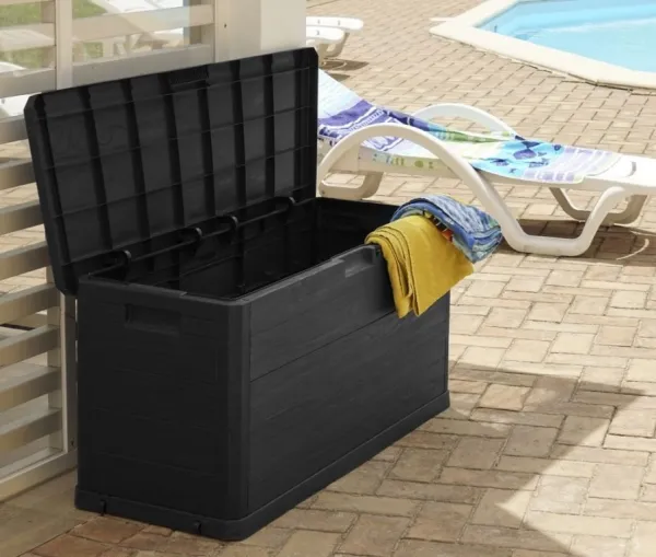 Záhradný úložný box WOODYS 280L Rojaplast