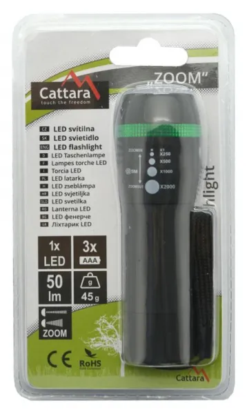 Cattara LED vreckové svietidlo Zoom