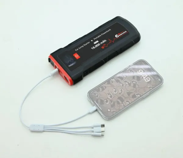 Powerbanka s funkciou SMART JUMP STARTER, 16 000mAh, 2000A