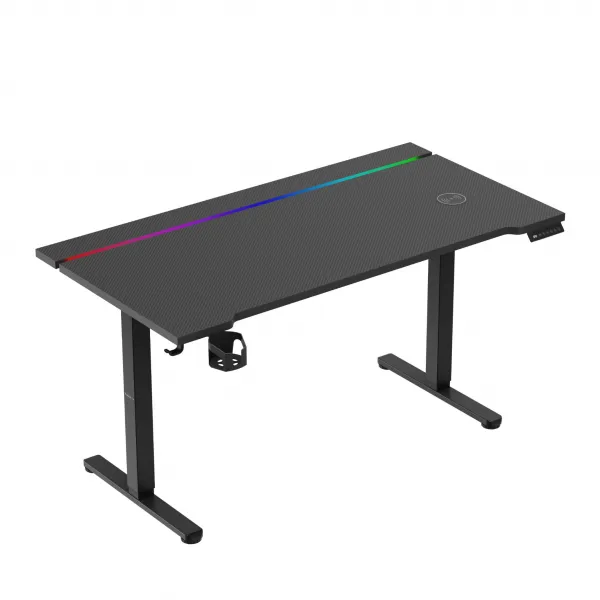 Elektrický Herný stôl HUZARO HERO 8.7 RGB LED So vstavanou nabíjačkou