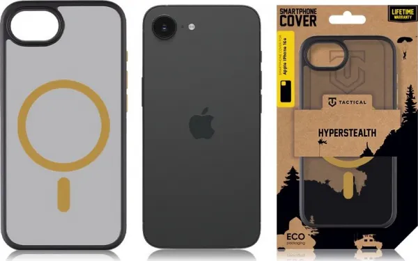 Tactical MagForce Hyperstealth kryt 2.0, iPhone 16e, čierno-žltý