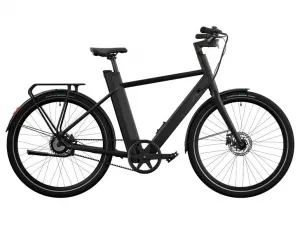 Crivit Mestský elektrobicykel s remeňovým pohonom Gates X.3 (čierna)