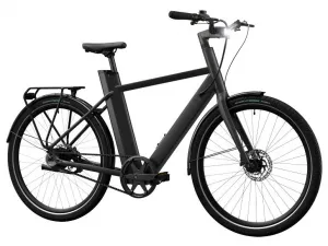 Crivit Mestský elektrobicykel s remeňovým pohonom Gates X.3 (čierna)