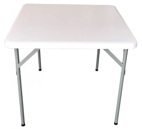 Skladací stôl CATERING oceľ / plast Rojaplast 86 x 86 x 74 cm