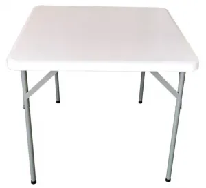 Skladací stôl CATERING oceľ / plast Rojaplast 86 x 86 x 74 cm
