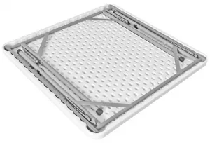 Skladací stôl CATERING oceľ / plast Rojaplast 86 x 86 x 74 cm