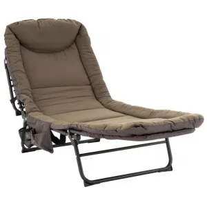 Kempingové ležadlo s vankúšom, 175 x 65 cm, khaki