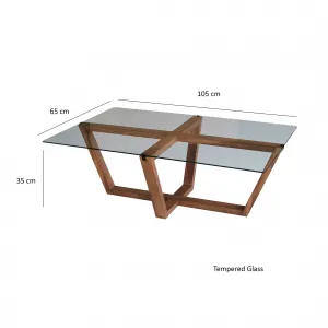 Konferenčný stolík Amalfi Walnut