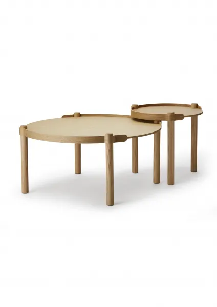 Stolík Woody 45 cm, dub - COOEE