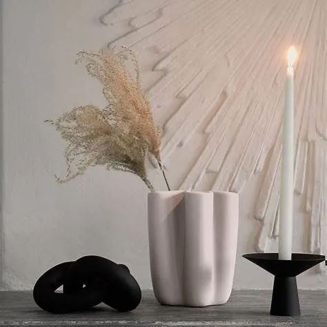 Váza Tulipa, 20 cm, čierna - COOEE