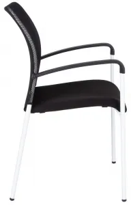 OFFICE PRO Konferenčná stolička TRITON WHITE čierna