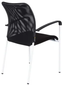 OFFICE PRO Konferenčná stolička TRITON WHITE čierna