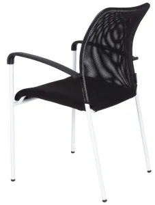 OFFICE PRO Konferenčná stolička TRITON WHITE čierna