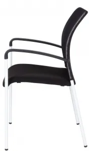 OFFICE PRO Konferenčná stolička TRITON WHITE čierna