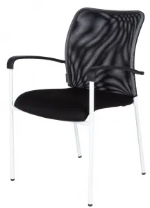 OFFICE PRO Konferenčná stolička TRITON WHITE čierna