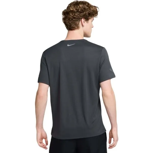 Nike MILER FLASH Pánske bežecké tričko, tmavo sivá, veľkosť XXL