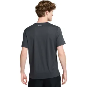 Nike MILER FLASH Pánske bežecké tričko, tmavo sivá, veľkosť XXL
