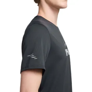 Nike MILER FLASH Pánske bežecké tričko, tmavo sivá, veľkosť XXL