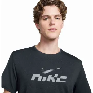 Nike MILER FLASH Pánske bežecké tričko, tmavo sivá, veľkosť XXL