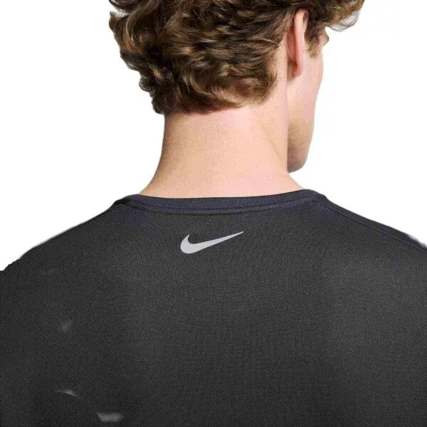 Nike MILER FLASH Pánske bežecké tričko, tmavo sivá, veľkosť XXL