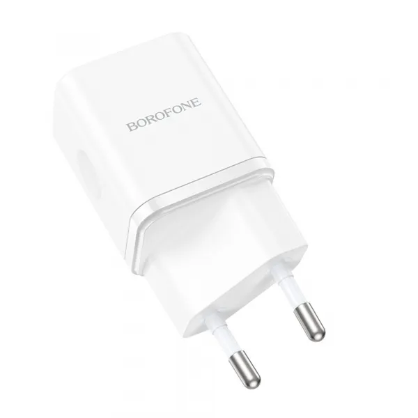 Borofone adaptér BN6 Field - USB-C, QC 3.0, PD, 20W, biela