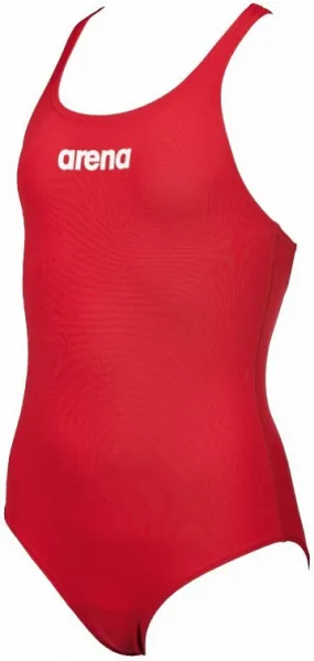 Dievčenské tréningové plavky arena solid swim pro junior red 22