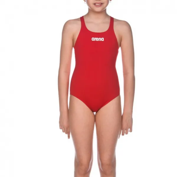 Dievčenské tréningové plavky arena solid swim pro junior red 22