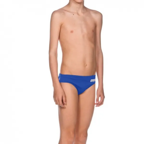 Arena solid brief junior blue 28