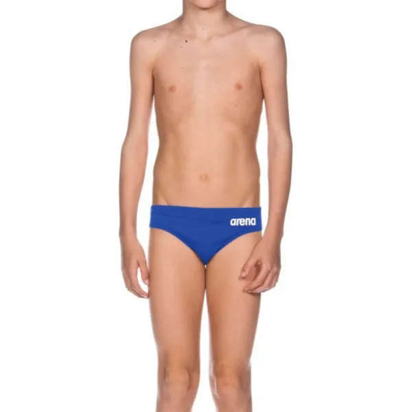 Arena solid brief junior blue 28