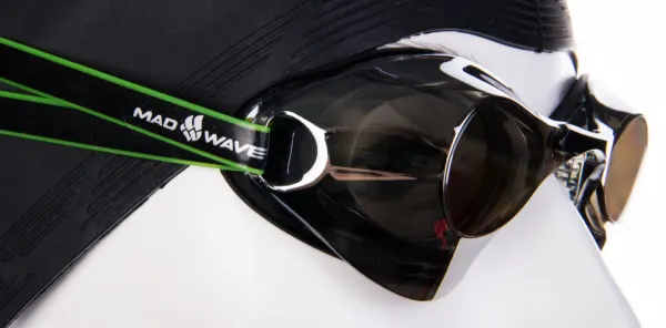 Plavecké okuliare mad wave turbo racer ii mirror čierna
