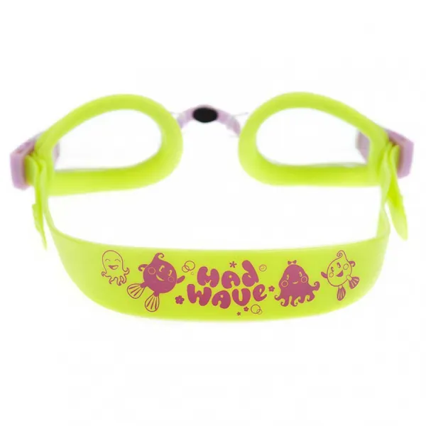 Detské plavecké okuliare mad wave bubble junior zelená