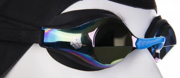 Plavecké okuliare mad wave record breaker rainbow čierna