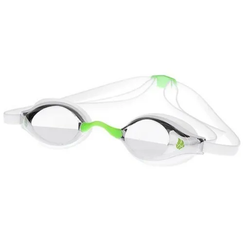 Plavecké okuliare mad wave record breaker mirror biela