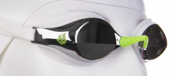 Plavecké okuliare mad wave record breaker mirror biela