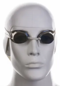 Plavecké škrupiny mad wave racer sw mirror sivá