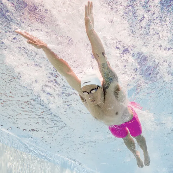Pánske plavky na sút'aže finis fuse jammer hot pink 32