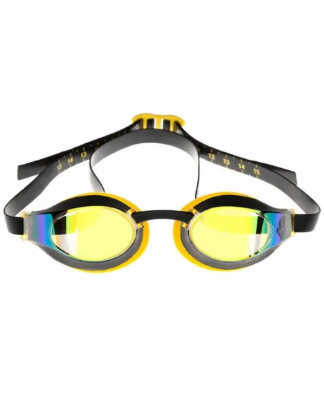 Plavecké okuliare mad wave x-look rainbow racing goggles žltá