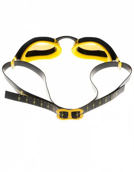 Plavecké okuliare mad wave x-look rainbow racing goggles žltá