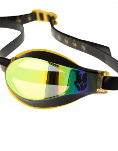 Plavecké okuliare mad wave x-look rainbow racing goggles žltá