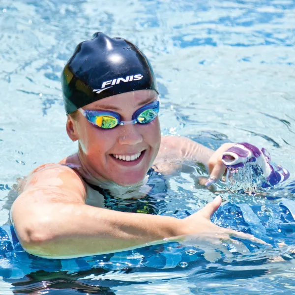 Finis lightning goggles mirror modro/biela