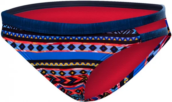 Spodný diel plaviek tyr santa fe cove mini bikini bottom black/multi