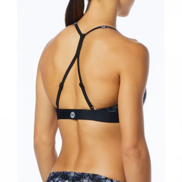 Horný diel plaviek tyr harlow top edessa black/grey 30