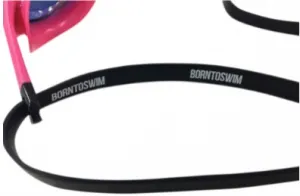 Plavecké okuliare borntoswim elite mirror swim goggles ružová