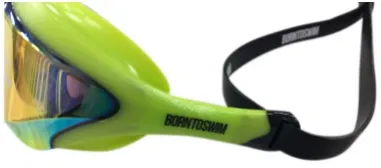 Borntoswim elite mirror swim goggles zelená