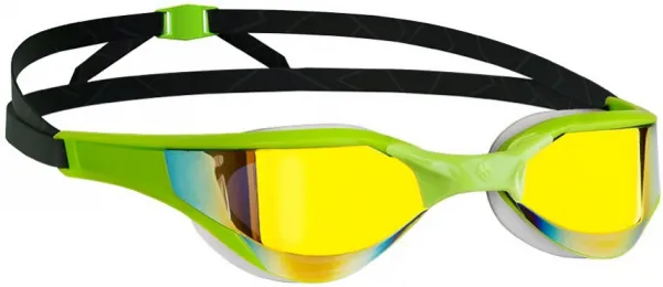 Plavecké okuliare mad wave razor rainbow goggles čierna/zelená