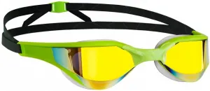 Plavecké okuliare mad wave razor rainbow goggles čierna/zelená